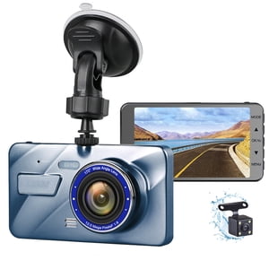 Dash Cam for Cars Front and Rear Dual Dash Cam Dashcam Full HD 170° Wide Angle Backup Camera with Night Vision G-Sensor Parking Monitor Loop Recording Motion Detection