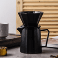 thumbnail image 4 of Pour over Coffee Maker Set Vintage Ceramic Pour over Coffee Dripper Set Coffee Filters,for Home Cafe Restaurant Camping, 4 of 6