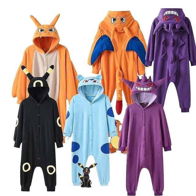 Pokemon Enfants Gengar Pyjama Kigurumi Cadeau de Noël