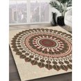 thumbnail image 3 of Ahgly Company Machine Washable Indoor Rectangle Transitional Khaki Gold Area Rugs, 5' x 7', 3 of 7
