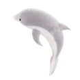 thumbnail image 1 of Simulation Dolphin Plush Toy Dolphin Stuffed Animals Toy for Bedroom Sofa 50cm, 1 of 8