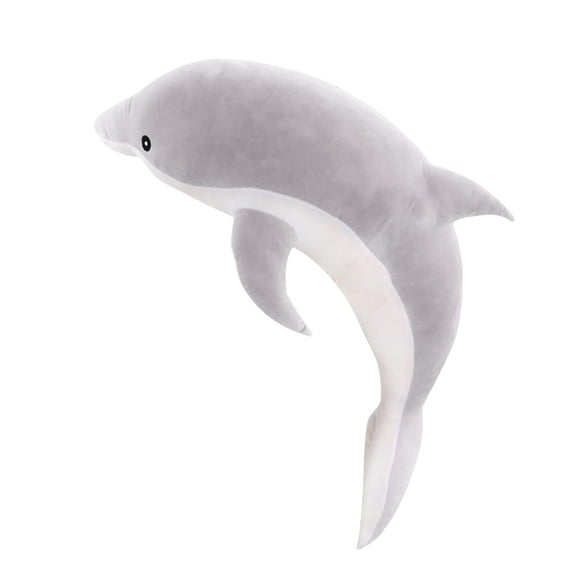 Coussin Jouet en Peluche Dauphin Créatif Jouet en Peluche Dauphin pour Gris 50 cm