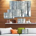 thumbnail image 4 of Designart Winter Trees Backlit by Morning Sun Canvas Wall Art, 4 of 4