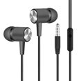 thumbnail image 1 of In-Ear Wired Headphones, Subwoofer Bass, 3.5mm Plug, Soft Durable Cable, Comfortable Fit, for Android MP3 Laptop, Birthday Gift, 1 of 5