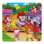 EGNMCR Puzzle Toys, Suitable For Children Aged 3-7 Wooden Puzzles Gifts For Boys And Girls Preschool Learning Toys Wooden puzzle Birthday Gifts for Kids
