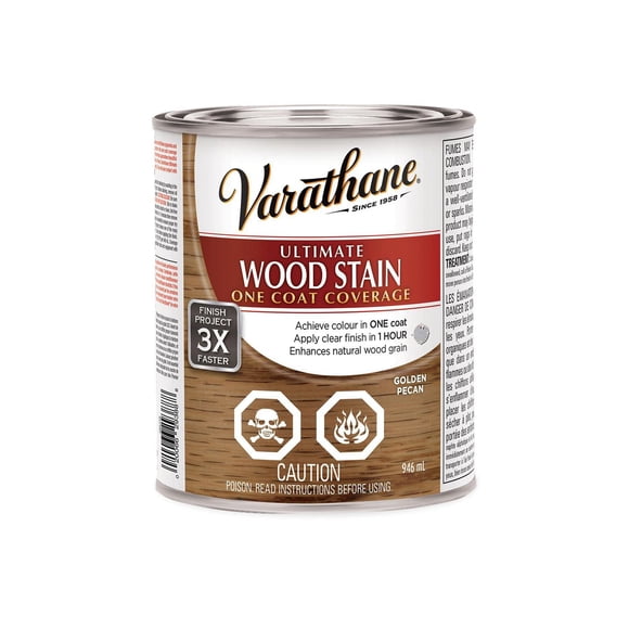 Varathane Ultimate fini pour bois intérieur à base d’huile, pacane dorée, 946ml