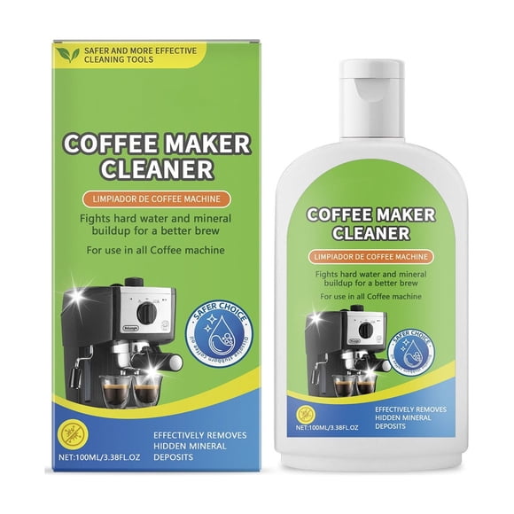 Coffee Cleaner Cleans Removes Coffee Deposits From Coffee Oil 100Ml Plastic Machine Maintenance Descaler For Espresso Maker Keurig