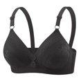 thumbnail image 1 of Saving Clearance 2025！Womens Plus Size Bras,,Woman Oversized Wireless Bra Front Button Push Up Underwear Bra, 1 of 4