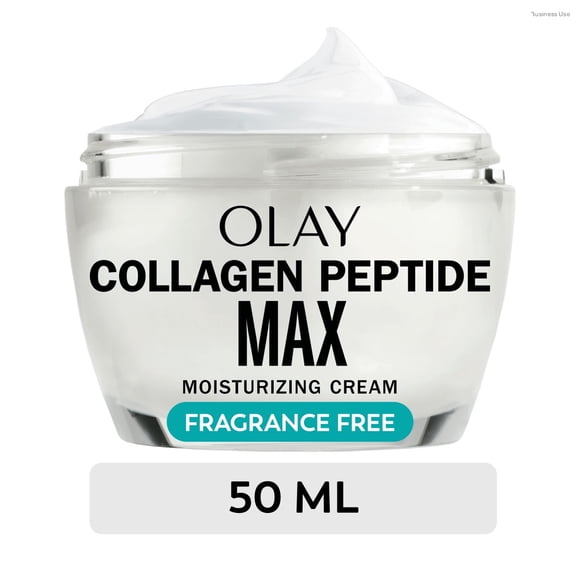 Hydratant pour le visage Olay Peptide de collagène 24 MAX, crème raffermissante pour le visage favorisant l’hydratation et le renouvellement de la peau