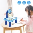 thumbnail image 4 of Children LED Projector Art Drawing Table Toys for Paint Learning (Blue), 4 of 7