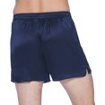 thumbnail image 3 of Intimo Mens Classic Silk Boxers, Dark Navy, Large, 3 of 4