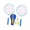 thumbnail image 4 of Siruishop Children Badminton Tennis Set Kids Tennis Rackets with 3Pcs Shuttlecock Balls Blue, 4 of 8