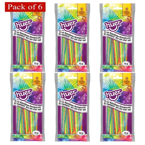 Huer Pocket Pals Serpentins Arc-en-Ciel Sûrs 70 g (Lot de 6) 4,99 $ Ch.