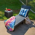 thumbnail image 3 of Sunnydaze 5-Position Adjustable Sun Lounger Polypropylene Resin - Black, 3 of 10