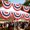 6PC, variant on Aufmer Fan Shaped Festival Hand Held Flags Light Soft Fabric Vivid Theme Pattern For Independence Day Outdoor Activity Atmosphere Auxiliary Layout(4 Pcs)