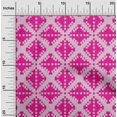 thumbnail image 1 of oneOone Polyester Lycra Fabric Check Kasuri Printed Fabric 1 Yard 56 Inch Wide, 1 of 4