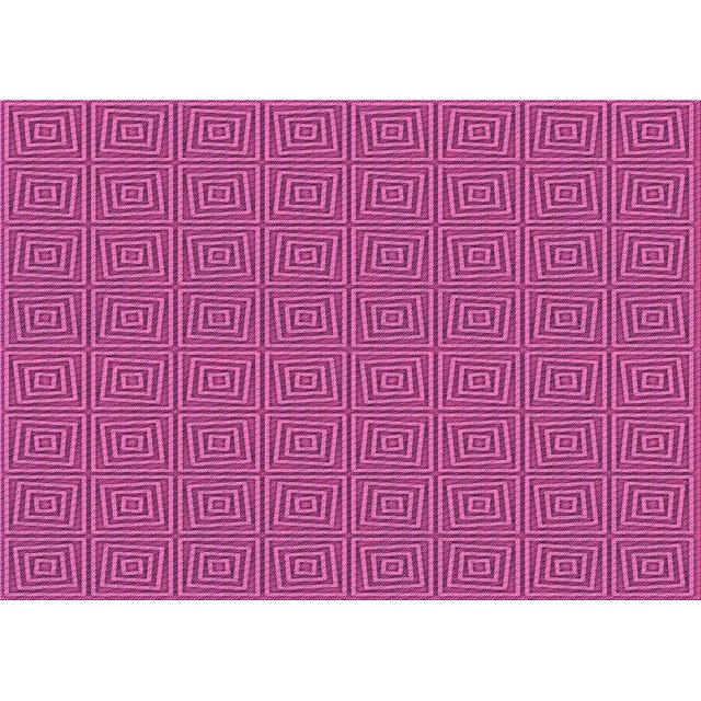 Ahgly Company Machine Washable Indoor Rectangle Transitional Medium Violet Red Pink Area Rugs, 4' x 6'