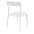 thumbnail image 2 of Pemberly Row Chaise de Salle à Manger de Patio Intérieur/extérieur en Blanc Blanc Lustré, 2 of 8