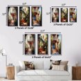 thumbnail image 4 of Designart « Country Cottage Entry Rustic Charm II » Ensemble d'Art Mural Encadré de Ferme, Ensemble de 3 - Ensemble de Toiles à Cadre Campagnard Blanc pour Déco de Salon, 4 of 6