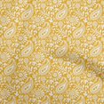 thumbnail image 1 of oneOone Cotton Poplin Yellow Fabric Paisleys Sewing Craft Projects Fabric Prints By Yard 56 Inch Wide-PI, 1 of 5