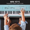thumbnail image 4 of 54 Key Kids Keyboard Piano,Portable Music Keyboard Electric Piano Toys with Microphone Dual Power Supply System for Kids, 4 of 7
