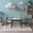 thumbnail image 2 of Mainstays Ensemble Table et Chaises pour Enfants 3 Pièces pour Tout-Petits et Enfants, Bois, Fini Expresso, 2 of 12