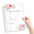 thumbnail image 4 of 10Pcs Bridal Game Card Printed Exquisite Workmanship Floral Design Non-fading Reliable Wedding Game Party Supplies, 4 of 8