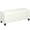 Cream White, variant on HOMCOM Storage Ottoman Bench, 47 Inches Linen Storage Chest, Cream White