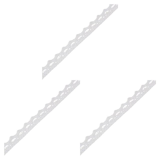 Youkk 1 Roll Lace Craft Ribbon Exquisite Useful Charming Stylish DIY Craft Sewing Accessory Clothes Supplies Lace Trim Type3 3Set