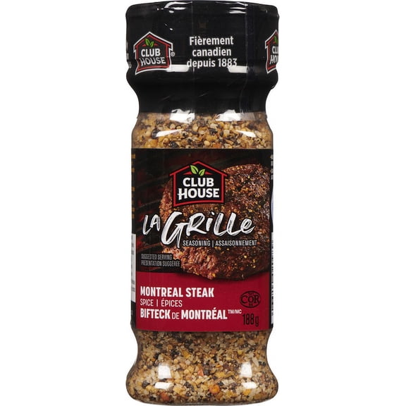 Club House La Grille Montreal Steak Seasoning, 188 g