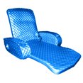 thumbnail image 1 of TRC Recreation Super Soft Adjustable Pool Recliner Float, Bahama Blue, 1 of 7