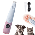 thumbnail image 1 of Dog Paw Trimmer with LED Light Waterproof Rechargeable Battery,Rechargeable Pet Hair Trimmer Kit, Small Dog Grooming Clippers for Dogs & Cats, Pet Grooming Tool, Low Noise pet Shaver, 1 of 13