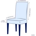 thumbnail image 3 of Subrtex Dining Chair Slipcovers Jacquard Damask Washable Chair Cover, 3 of 6