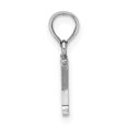 thumbnail image 2 of Diamond2Deal 14K White Gold Block Letter Y Initial Pendant for Women, 2 of 6