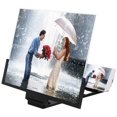 thumbnail image 1 of 14 Inch Screen Magnifier for Cell Phone Folding 3D HD Magnifying Radiation Protection Screen Enlarger Foldable Phone Stand with Screen Amplifier for Movies Videos and Gaming, 1 of 10