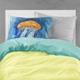 thumbnail image 2 of Carolines Treasures MW1223PILLOWCASE Calm Water Jellyfish Fabric Standard Pillowcase, 2 of 2