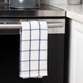 thumbnail image 4 of Fabstyles Cotton Solo Waffle Weave Kitchen Towels, Extra Large Dish Cloths, Super Absorbent and Quick Dry Tea Towels with Hanging Loop, 18x28 Inches, Set of 4, 4 of 5