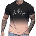 thumbnail image 1 of LUOGENLI T-shirts pour Homme pour Hommes T-Shirt à Imprimé Numérique Col Rond Manches Courtes T-Shirt Tee T-shirts Hommes Grande Taille et Tall Fête de la Saint-Patrick T-shirts pour Hommes T-shirts Graphiques Fête de la Saint-Patrick XXXXXXL, 1 of 1