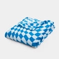 thumbnail image 4 of Mainstays Kids Plush Throw Blanket Checker, 4 of 5