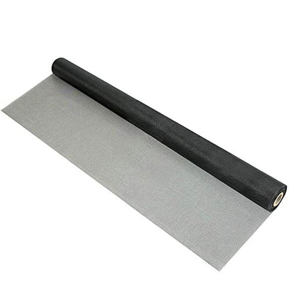 DocaScreen Fiberglass Screen Roll - 60 inch x 50 feet - for Window, Door or Patio Screening and Replacement, Charcoal