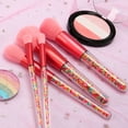 thumbnail image 3 of FONDOTIN 5Pcs Assorted Color Makeup Brush Set with Premium Fiber Bristles for Natural Makeup Look, 3 of 8