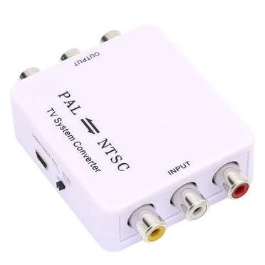 NTSC PAL Mutual Converter, PAL/NTSC Format Converter Flexible Convenient Practical  for Video Monitors for VCRs for Camcorders for Recorders for DVD Players