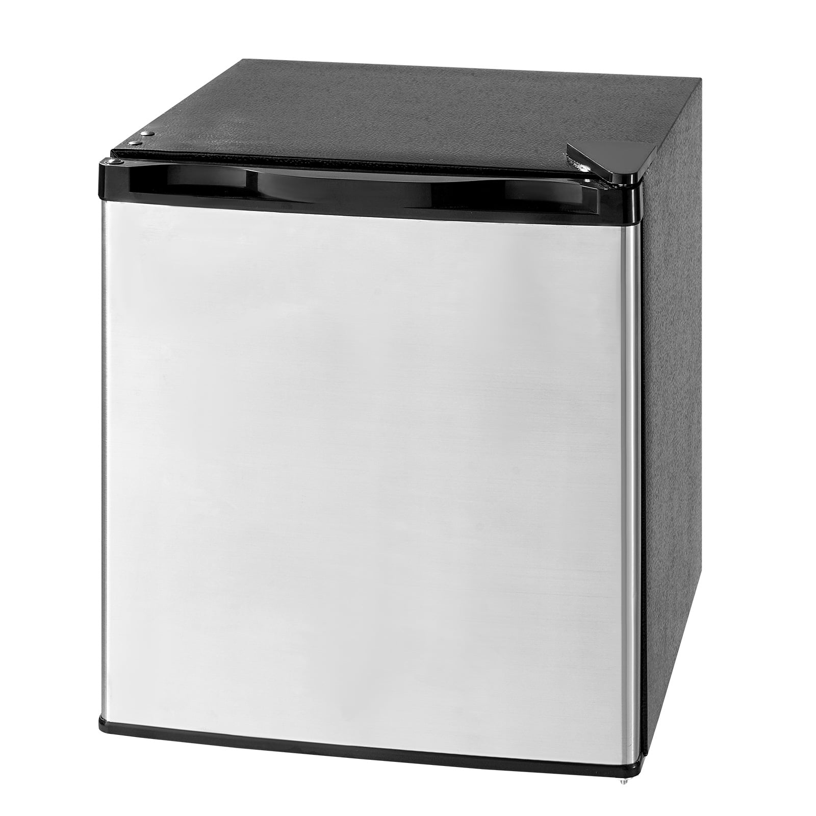 KFFKFF Mini Fridge, 1.6 Cu.Ft, Single Door Compact Refrigerator, Adjustable Temperature, Metal Shelf, Energy Efficient Small Refrigerator, Reversible Door, Low Noise