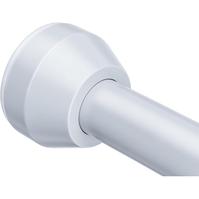 Shower Curtain Rod - Adjustable Tension Spring Shower Curtain Rod Tension Premium Stainless Steel -Slip No Drilling No Rust for Bathroom