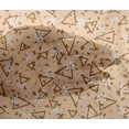 thumbnail image 4 of oneOone Viscose Chiffon Pale Orange Fabric Texture & Triangle Geometric Fabric For Sewing Printed Craft Fabric By The Yard 42 Inch Wide, 4 of 4