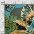 thumbnail image 2 of oneOone Polyester Spandex Dark Teal Green Fabric Ocean Underwater Life Craft Projects Decor Fabric Printed By The Yard 56 Inch Wide, 2 of 4