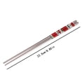 thumbnail image 3 of JMYHOAM Kitchen Gadgets Stainless Steel Chopsticks Reusable Multicolor Lightweight 304 Metal Chopsticks Dishwasher Safe - 1 Pairs Home and Kitchen, 3 of 6