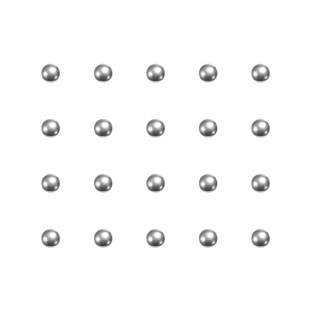 Uxcell Roulements en Acier Inoxydable 420 à Billes G100 Précision 3/32 Pouces