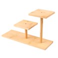 thumbnail image 2 of Zootealy 3 Tiers Potted Plant Holder DIY Mini Tabletop Plant Stand Desktop Flower Holder Storage Rack Shelf Bamboo Plant Stand Plant Display Rack for Home Office Cafe Book Store, 2 of 5