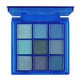 thumbnail image 1 of Smoky Matte & Shimmer Eyeshadow Palette - 9 Color Dark Punk Party Makeup Set, Long Lasting Metallic Pearl Pigment, 1 of 7
